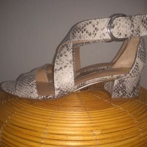 Naturalizer Alexa (NWB) snake print heeled sandal